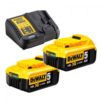 KIT DEWALT 2 BATERIAS 5AH  CARGADOR