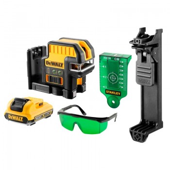 LASER VERDE CRUZ 2 PUNTOS DEWALT 12V