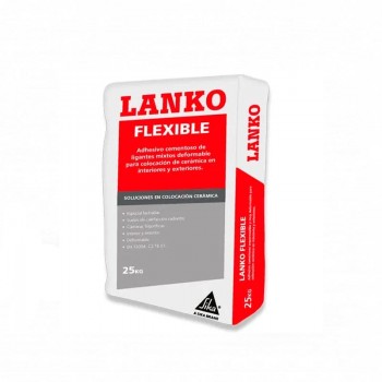 CEMENTO COLA LANKO C2TES1 FLEXIBLE 25KG