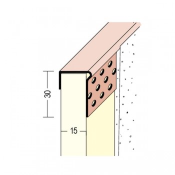 PERFIL CIERRE J 15MM PVC 3050 EMPLASTECER