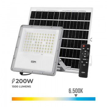 FOCO PROYECTOR LED SOLAR 200W 1500LM EDM