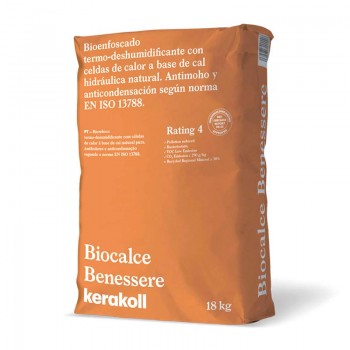 MORTERO BIOCALCE BENESSERE 18KG KERAKOLL