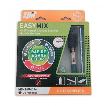 TACO QUIMICO PACK EASY-MIX KIT M8X40/30 SPIT