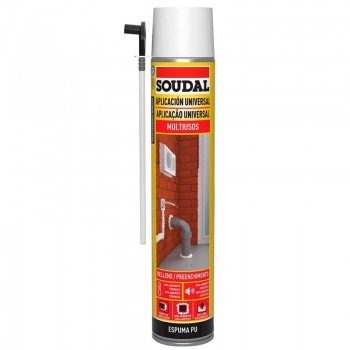 ESPUMA PU RELLENO CANULA 750ML SOUDAL