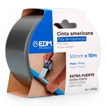 CINTA AMERICANA GRIS 50MMX10MT