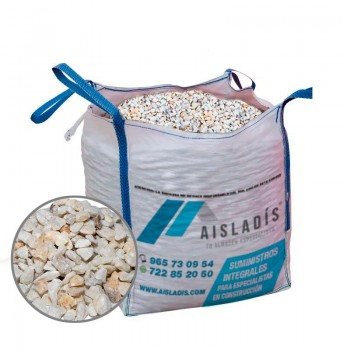 BIG BAG GRAVA BLANCA DECORATIVA 1000kg