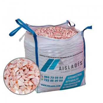 BIG BAG GRAVA DECORATIVA ROSA 1000kg