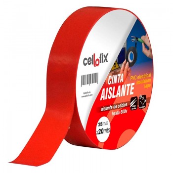 CINTA AISLANTE CELLOFIX HASTA 600V 25mm 20m