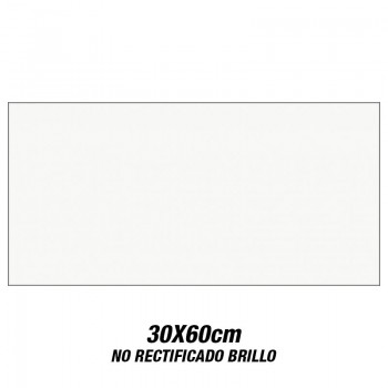 BLANCO BRILLO 30X60