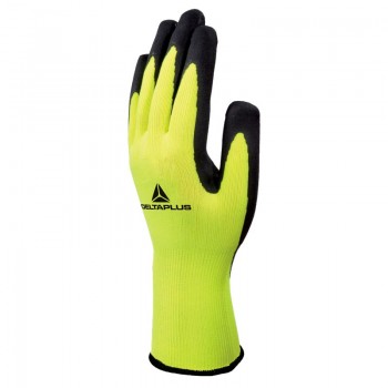 GUANTES AMA/NEGRO LATEX DELTAPLUS