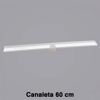 REVESTECH CANALETA LINEAL SLIM 60 BLANCA