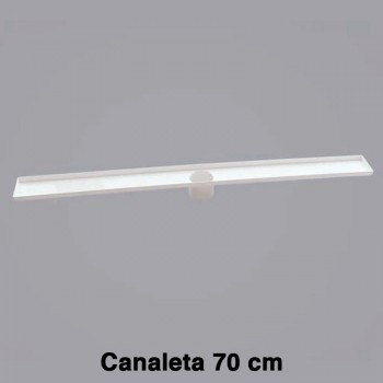 REVESTECH CANALETA LINEAL SLIM 70 BLANCA