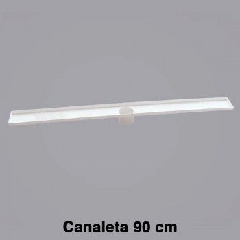 REVESTECH CANALETA LINEAL SLIM 90 BLANCA