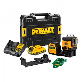 LASER DEWALT 3X360Âº VERDE 18V 2AH