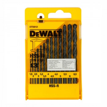 JUEGO 13 BROCAS HSS 15 A 65 DEWALT