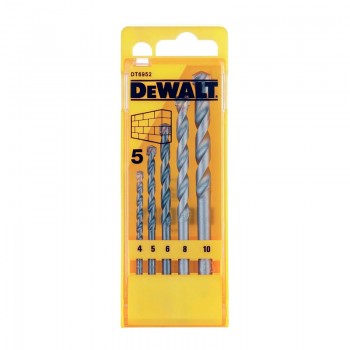 JUEGO 5 BROCAS PIEDRA 456810DEWALT