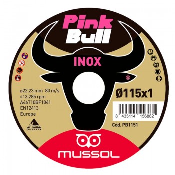DISCO PINK BULL EXTRAFINO INOX