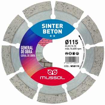 DISCO DIAMANTE SINTER BETON Ø115x10mm