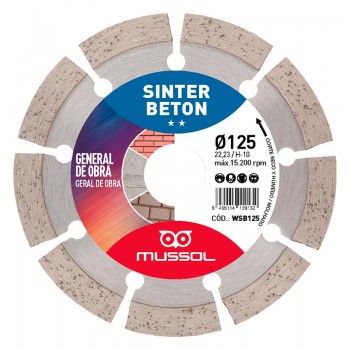 DISCO GENERAL OBRA/BETON 10 125MMEIX22'2