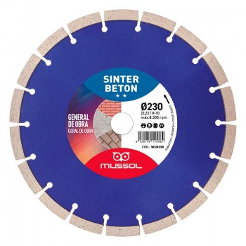 DISCO DIAMANTE SINTER BETON Ø230x10mm