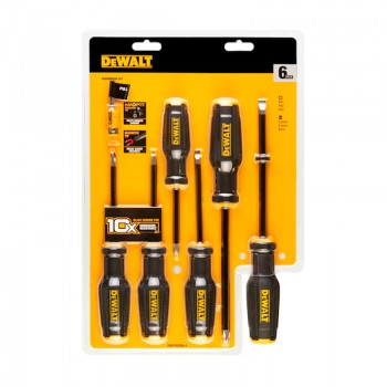 SET 6 DESTORNILLADORES FULL FIT DEWALT