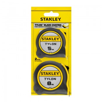 PACK 2 FLEXOMETROS DE 5 Y 8 MTS STANLEY