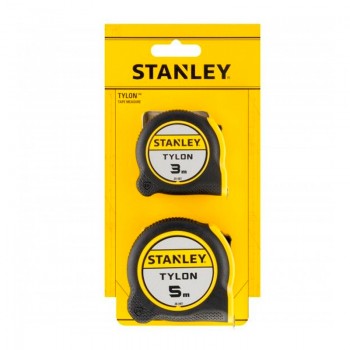 PACK 2 FLEXOMETROS DE 3 Y 5 MTS STANLEY