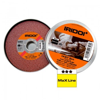 SET DISCOS MaXIXST 115MM X 10 HIERRO IRIDOI