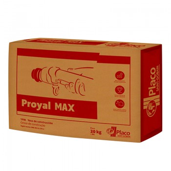 SACO YESO PROYAL MAX 20 KG